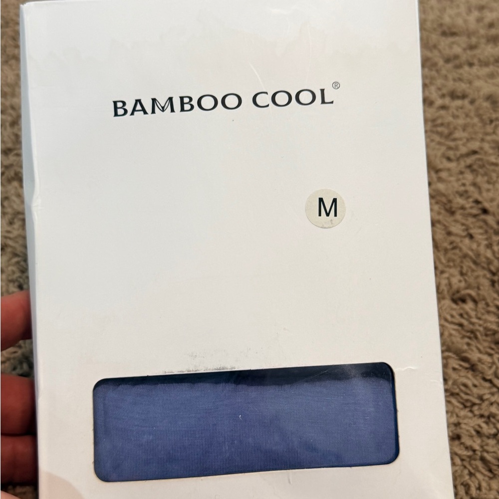 2 Pack BAMBOO COOL Men M Ultra Breathable Underwear No Riding Up Boxer Briefs